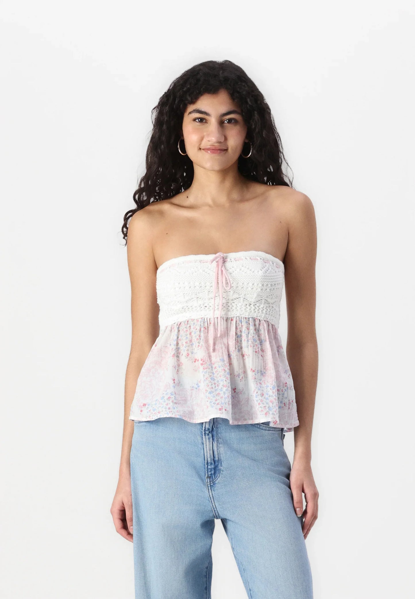 BABYDOLL - TRÄGERLOSES TOP