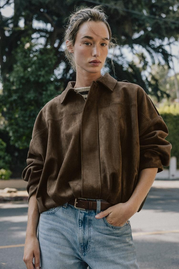 Veste Bomber Effet Daim