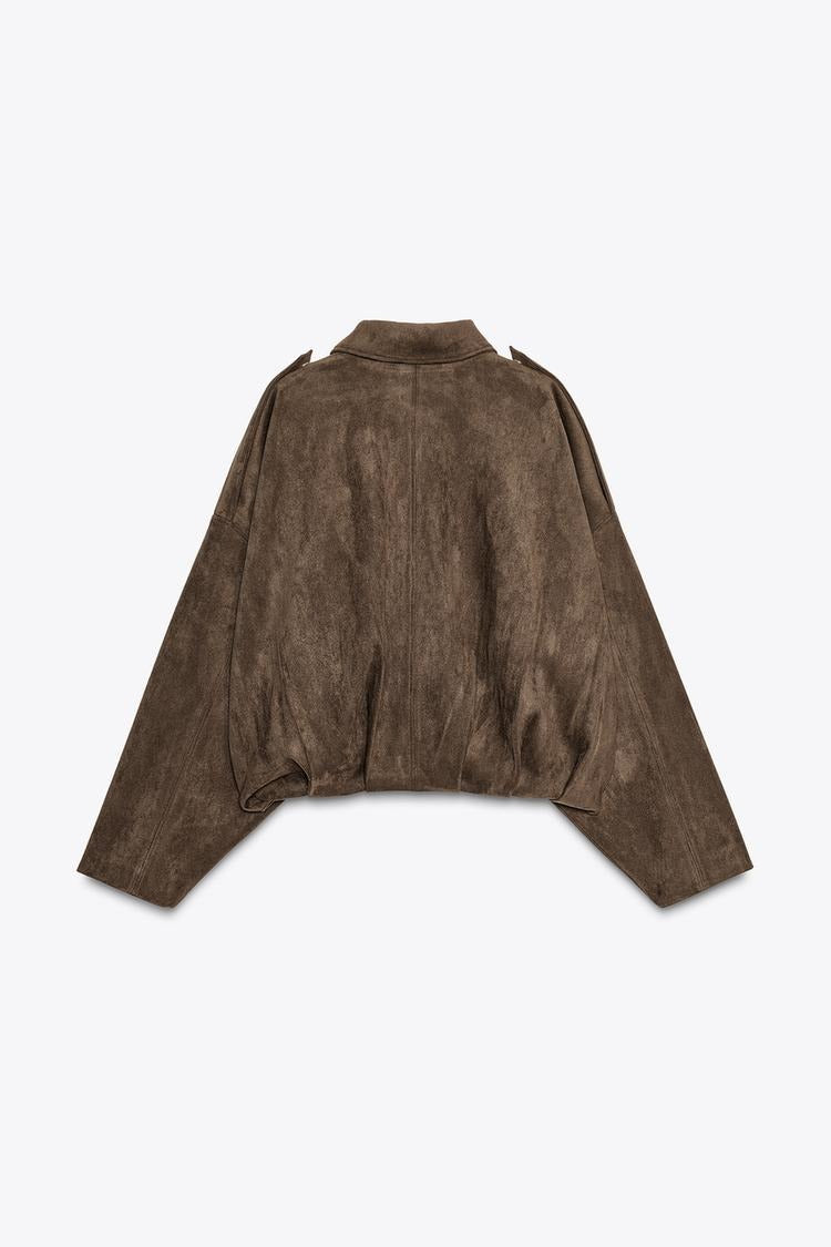 Veste Bomber Effet Daim