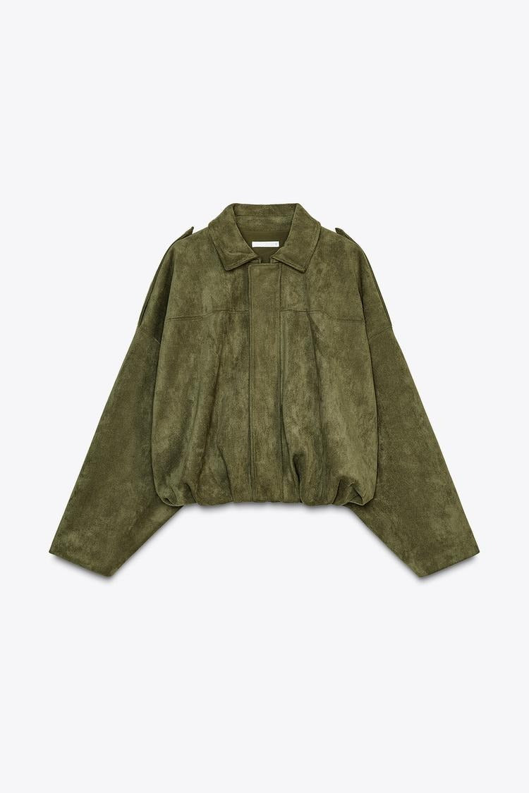 Veste Bomber Effet Daim