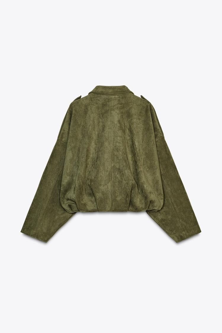 Veste Bomber Effet Daim