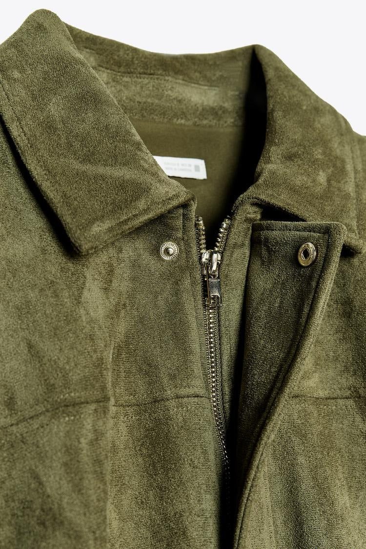 Veste Bomber Effet Daim