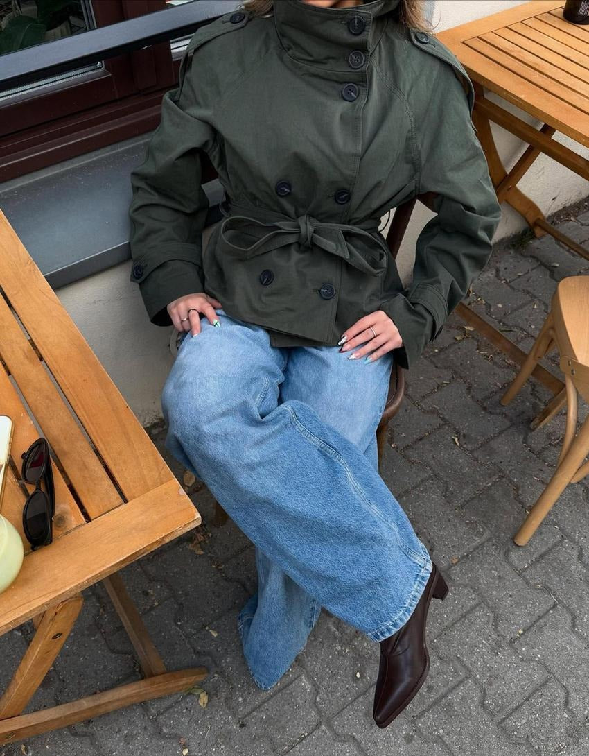 Kurze Trenchcoat