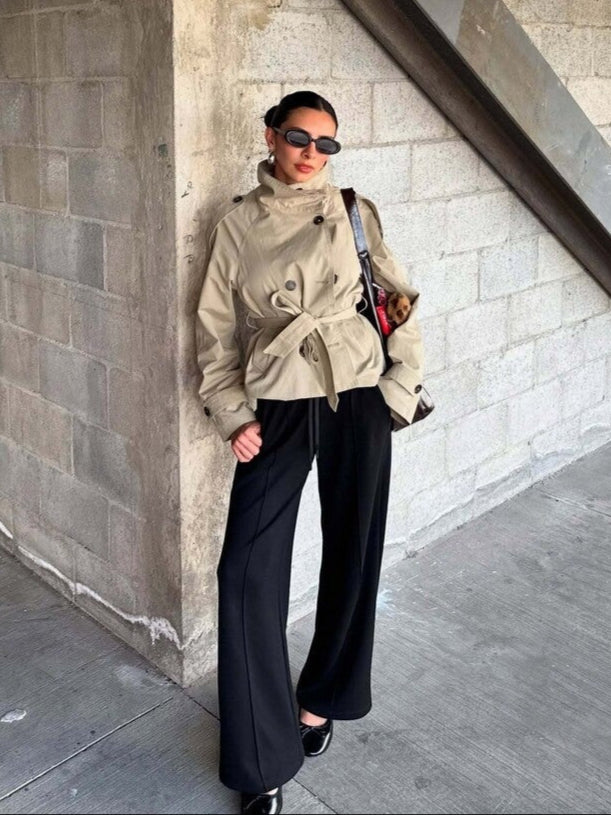 Kurze Trenchcoat