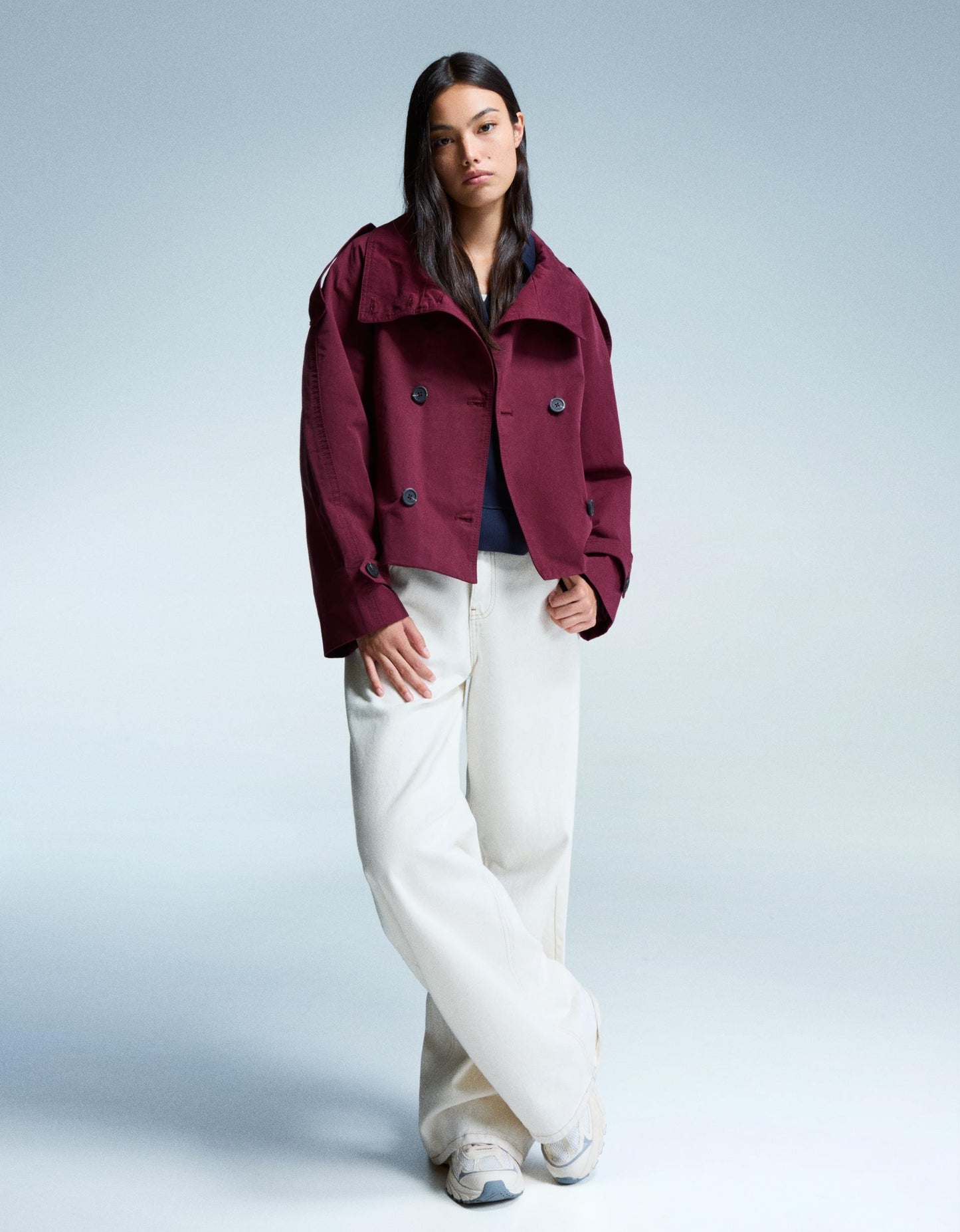 Kurze Trenchcoat