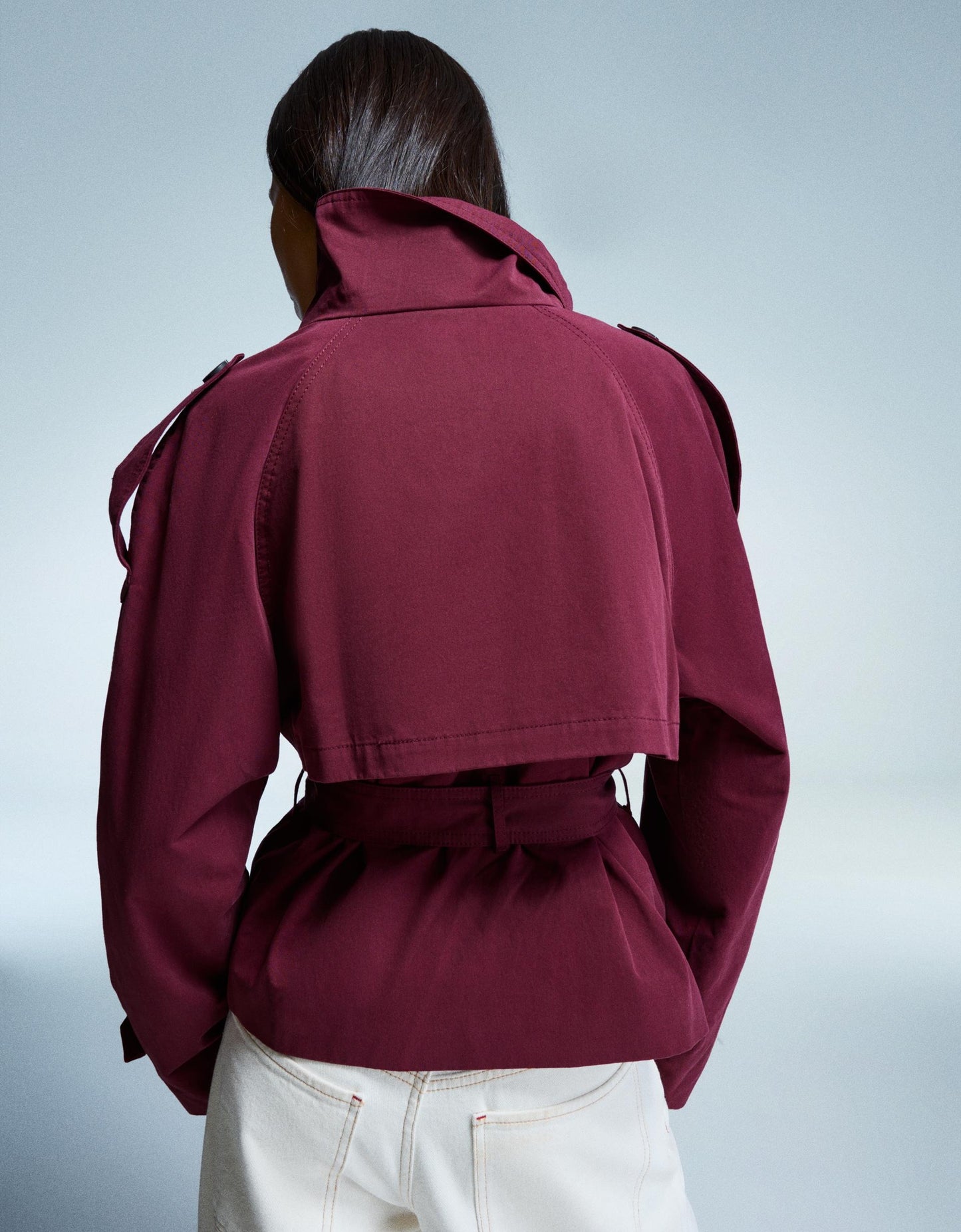 Kurze Trenchcoat