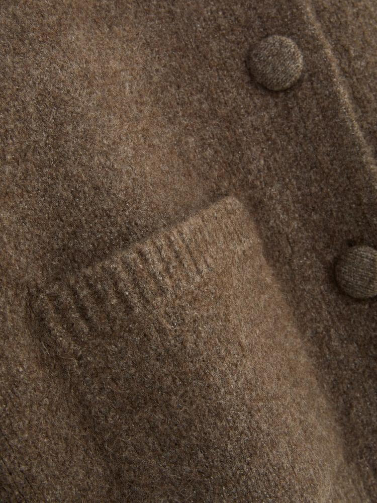 Elena – Gestrickte Bomberjacke