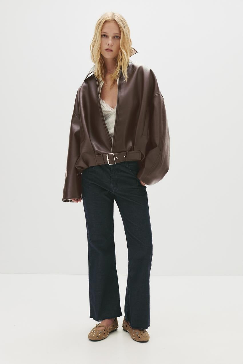 Samy - Veste bomber similicuir
