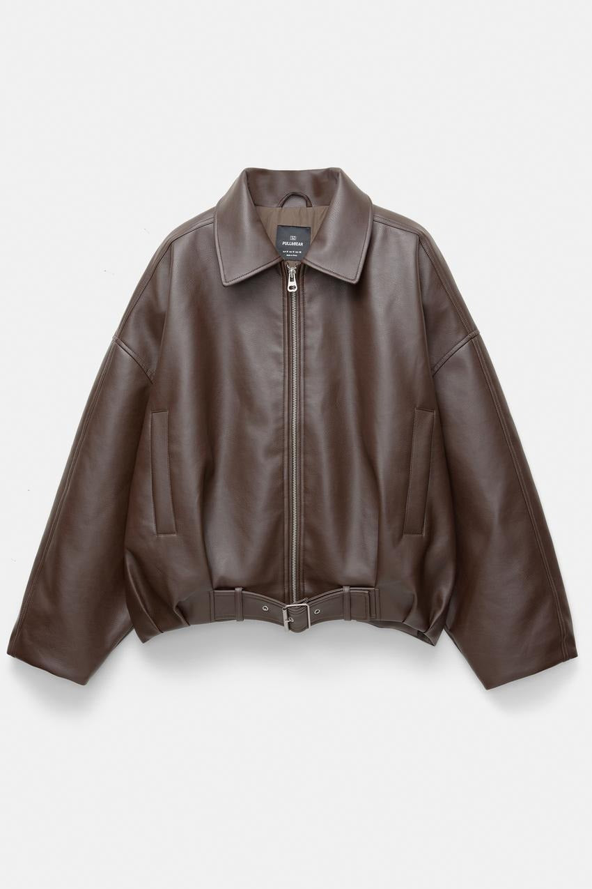 Samy - Veste bomber similicuir