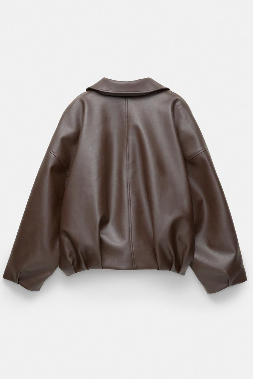 Samy - Veste bomber similicuir