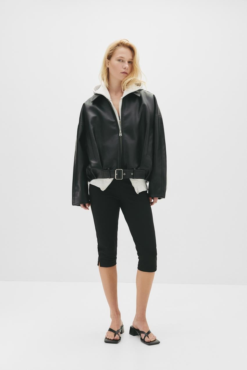 Samy - Veste bomber similicuir