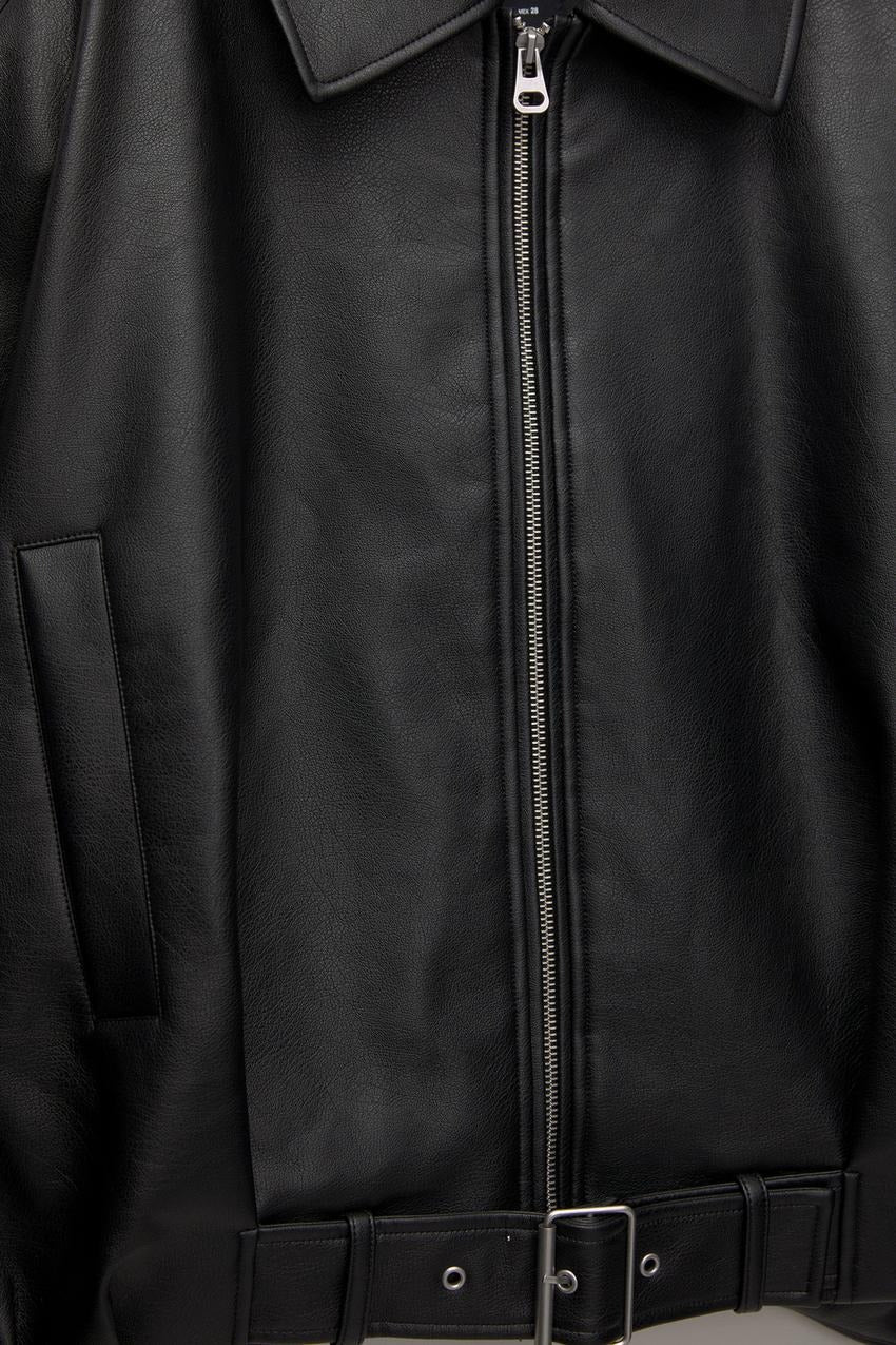 Samy - Veste bomber similicuir