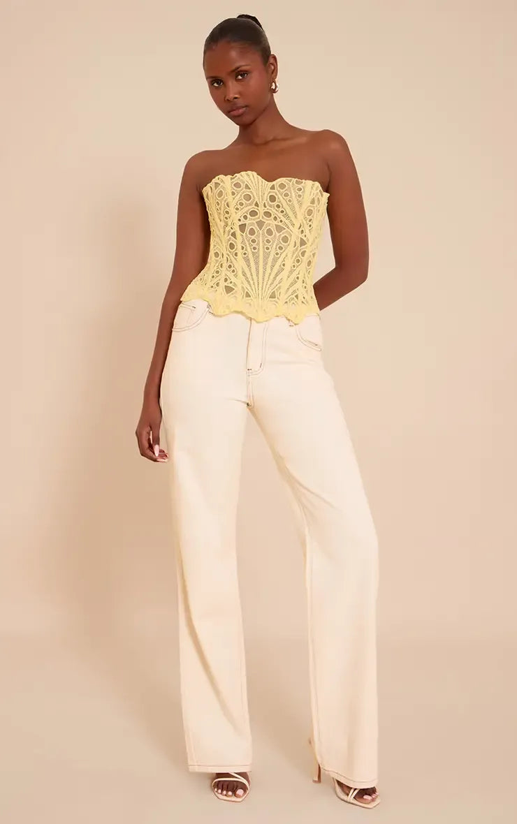 Lisa | Corset en Dentelle Florale