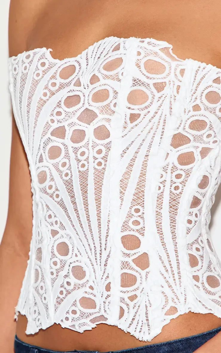 Lisa | Corset en Dentelle Florale