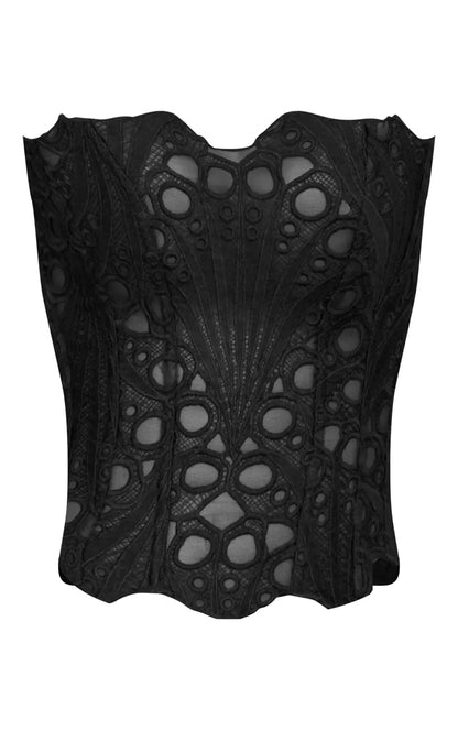 Lisa | Corset en Dentelle Florale