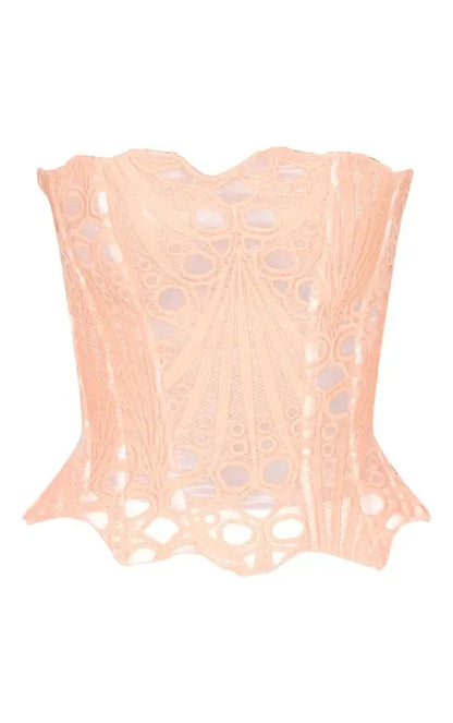 Lisa | Corset en Dentelle Florale