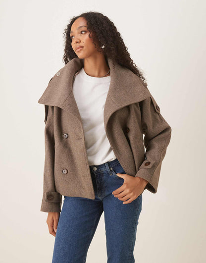 Amanda- Trench court élégant