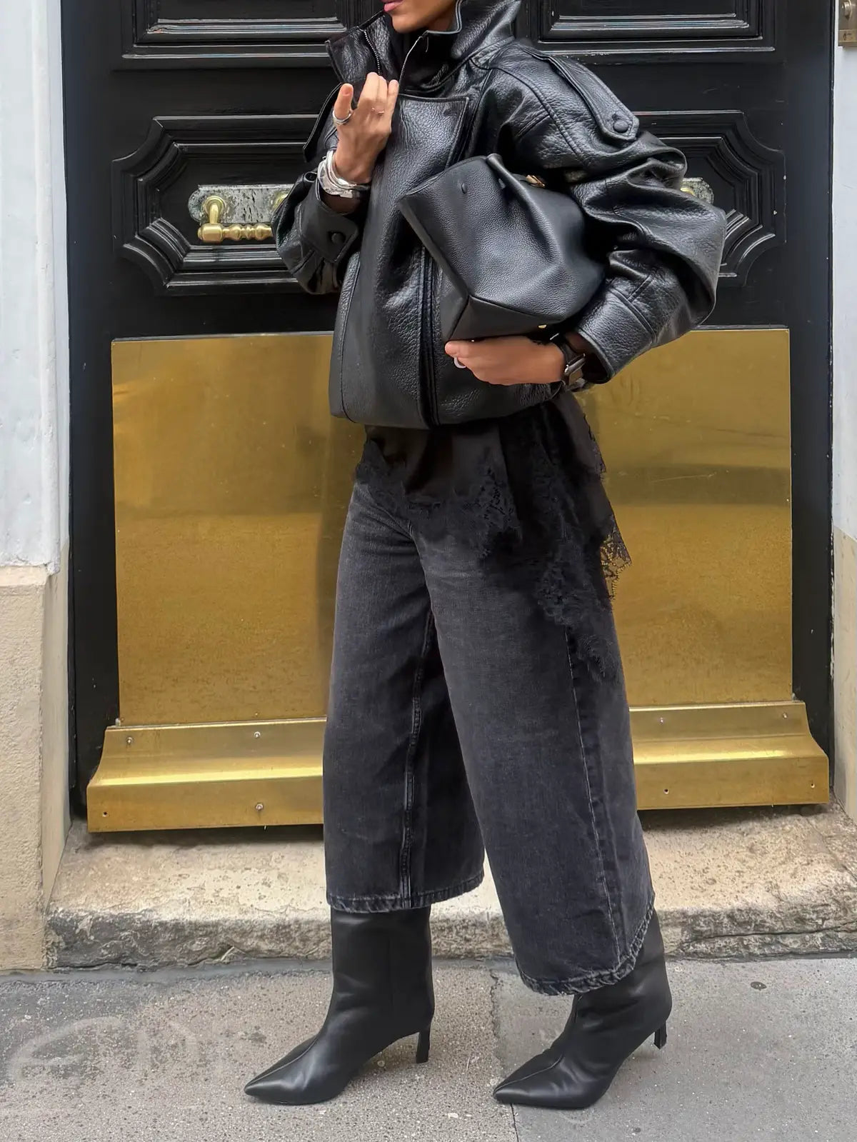 Lola - Faux leather jacket