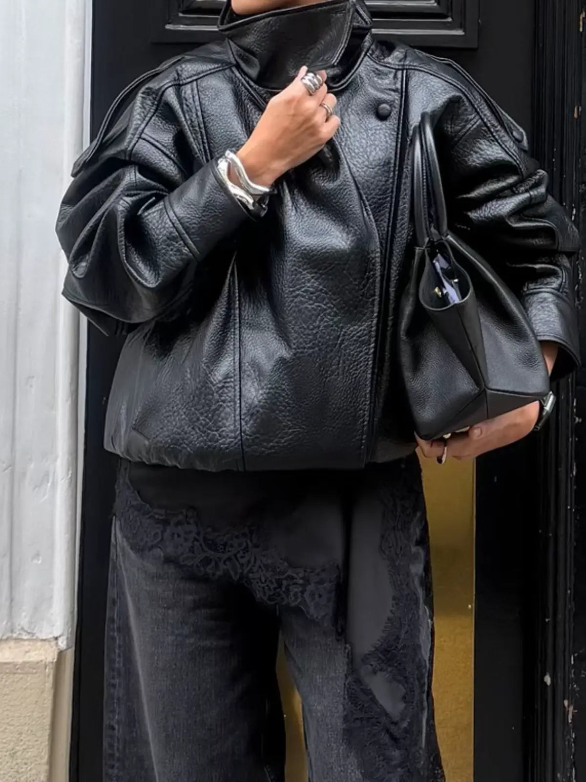 Lola - Faux leather jacket