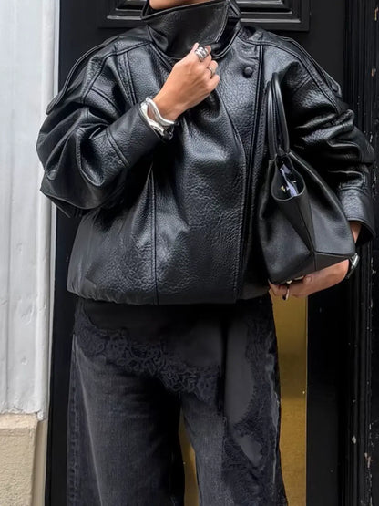 Lola - Faux leather jacket