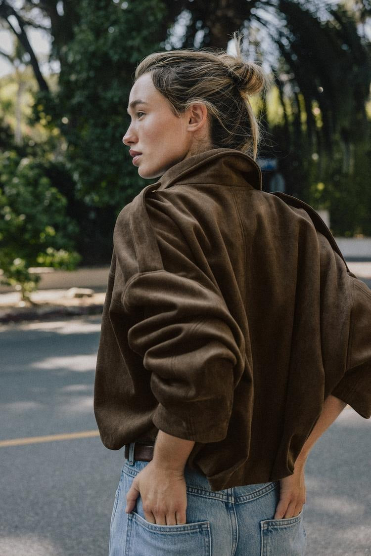 Veste Bomber Effet Daim