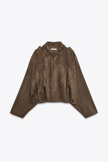Veste Bomber Effet Daim