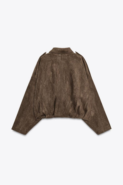 Veste Bomber Effet Daim