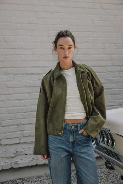 Veste Bomber Effet Daim