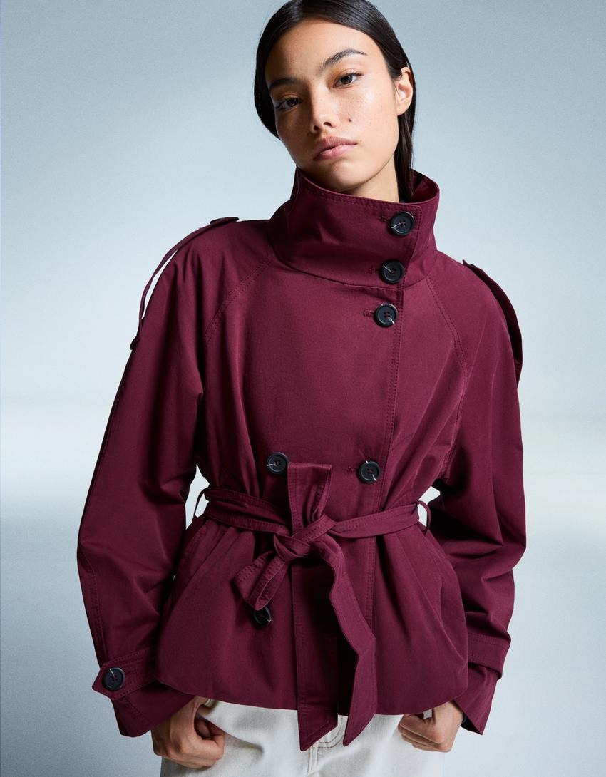 Kurze Trenchcoat