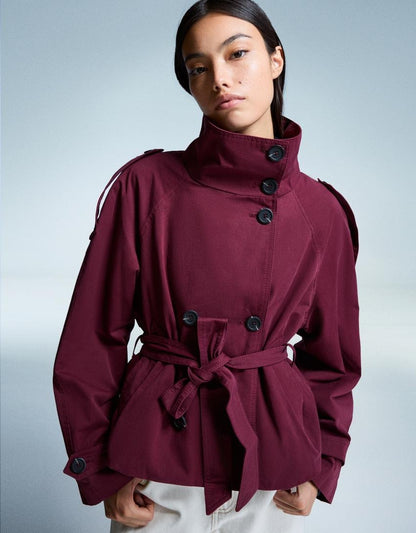 Kurze Trenchcoat