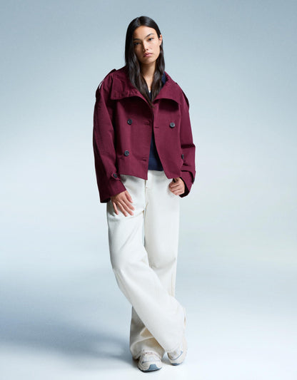 Kurze Trenchcoat