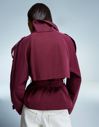 Kurze Trenchcoat